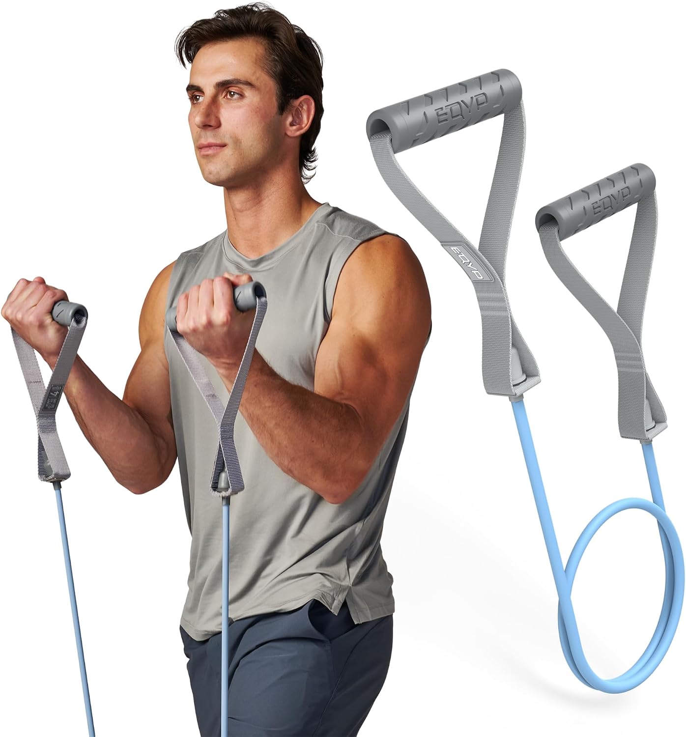 Single Tube Resistance Band with Padded Handles - Image 8