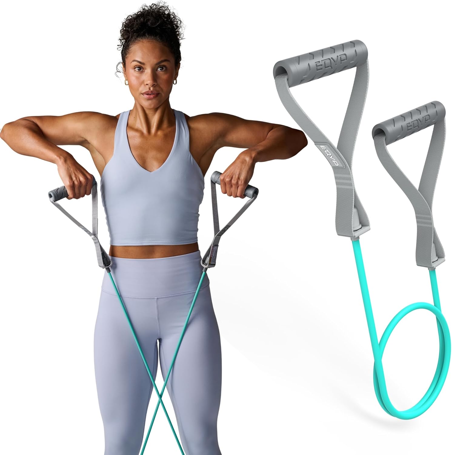 Single Tube Resistance Band with Padded Handles - Image 9