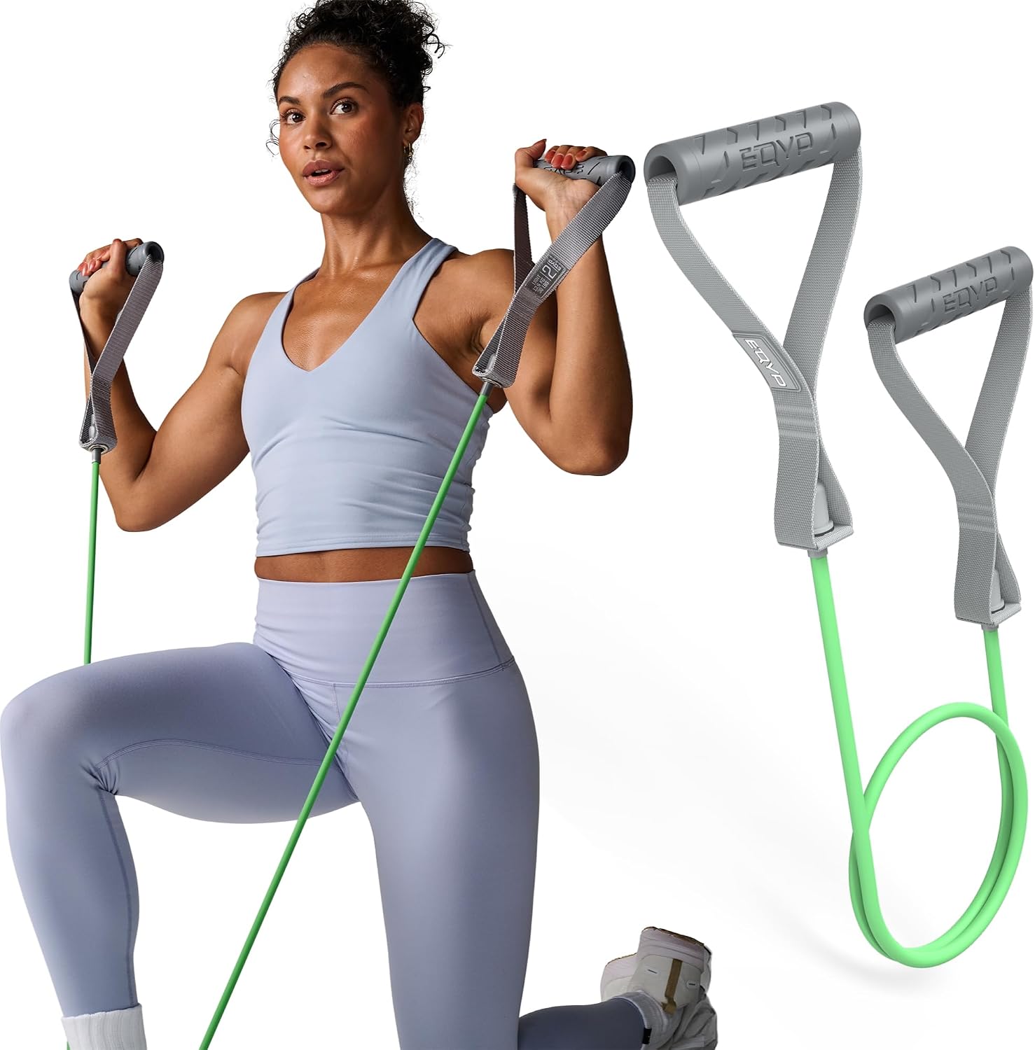Single Tube Resistance Band with Padded Handles - Image 10