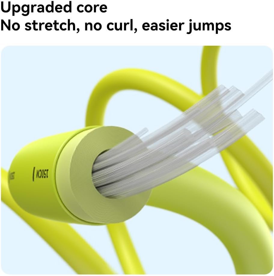 Kids Adjustable Jump Rope with Silicone Handles, Pink - Image 8
