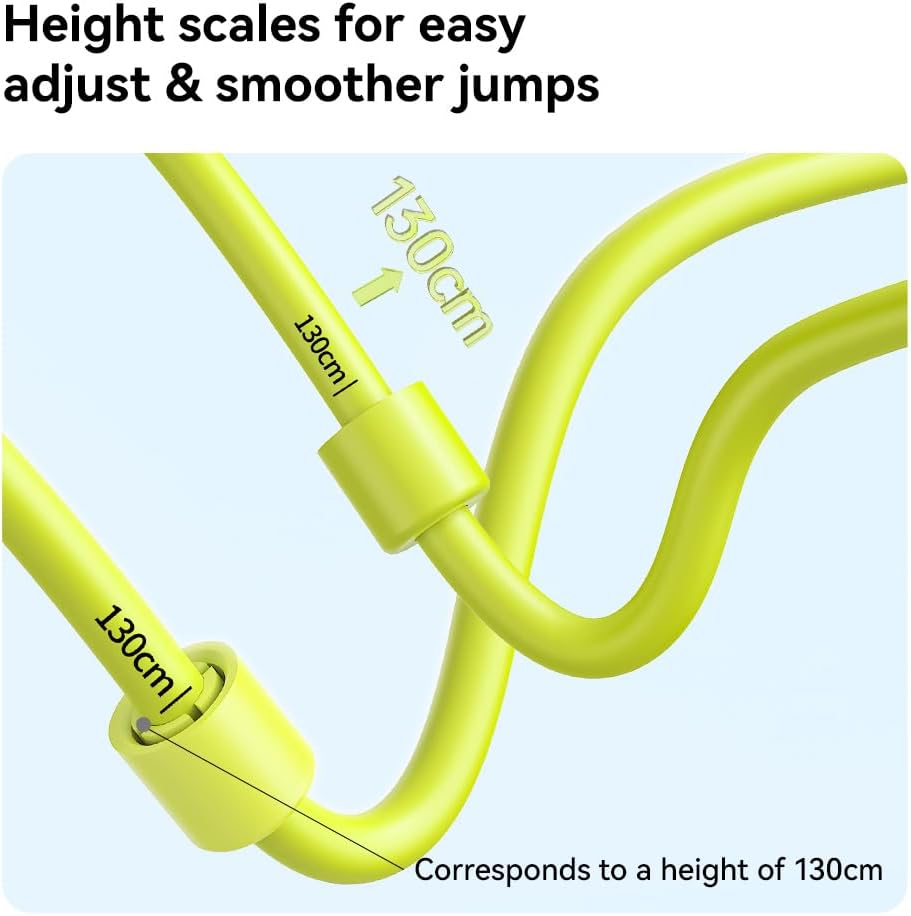 Kids Adjustable Speed Jump Rope with Silicone Handles - Image 7