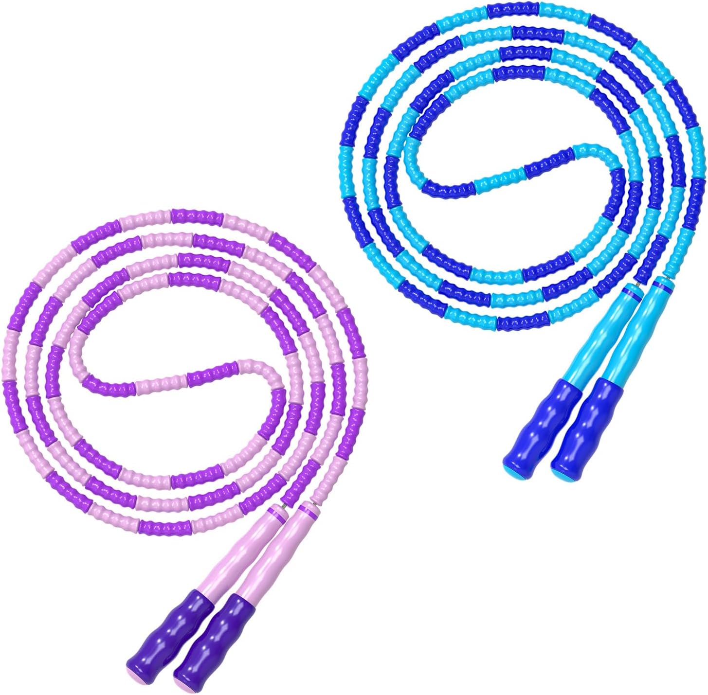 Adjustable Segmented Beaded Jump Rope for Fitness - Image 16