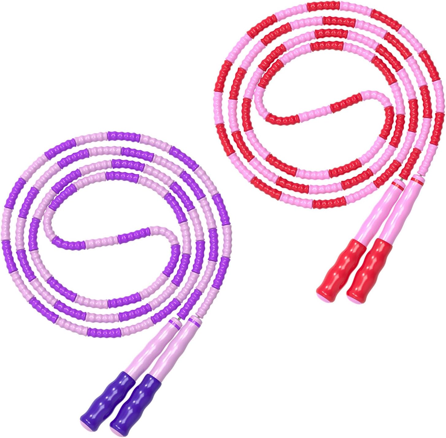 Adjustable Segmented Beaded Jump Rope for Fitness - Image 12