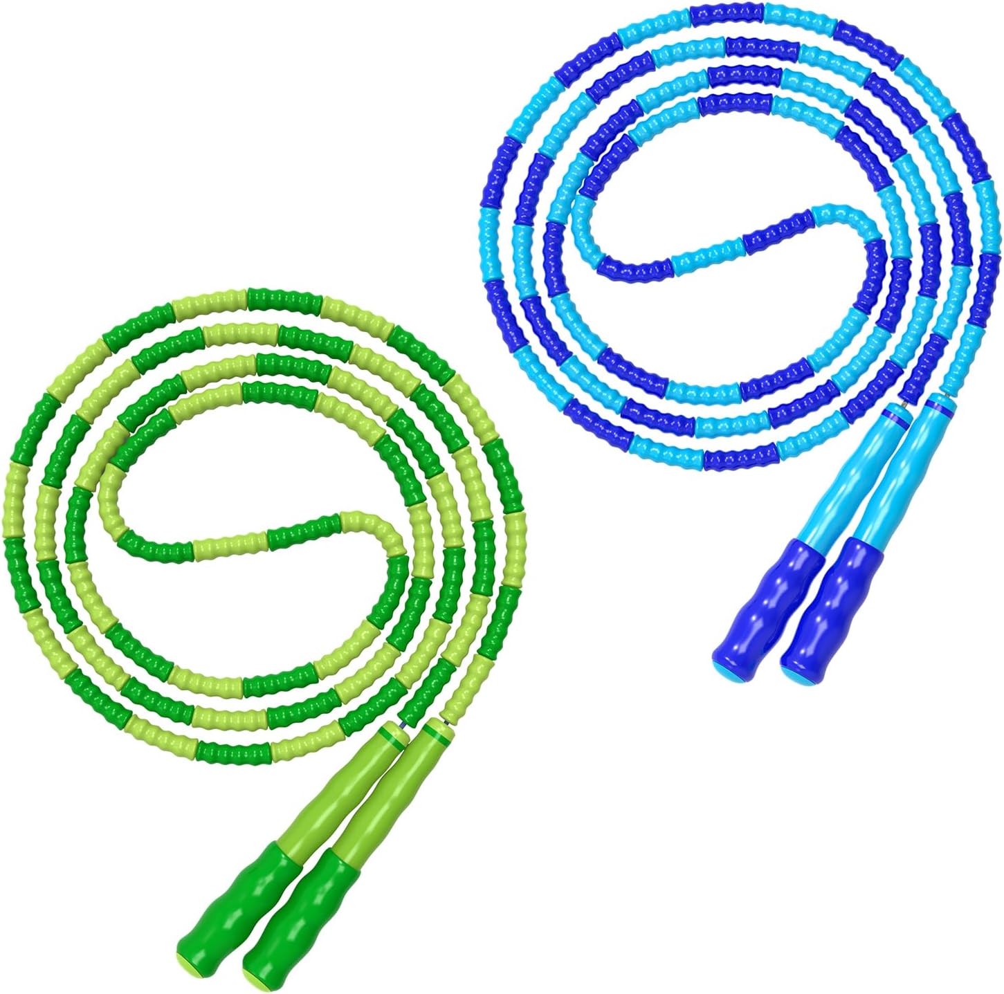 Adjustable Segmented Beaded Jump Rope for Fitness - Image 13