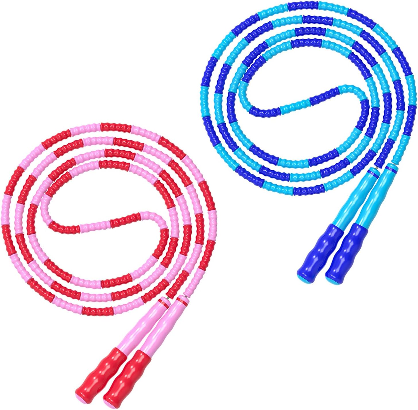 Adjustable Segmented Beaded Jump Rope for Fitness - Image 17