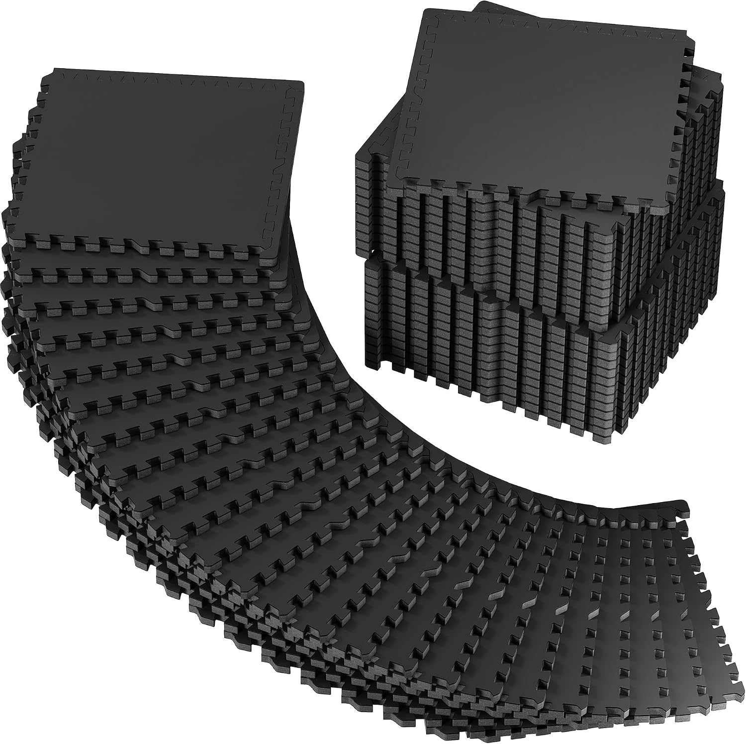 Interlocking Rubber Top Gym Floor Tiles, 0.56 Inch, 48 Sq Ft - Image 15