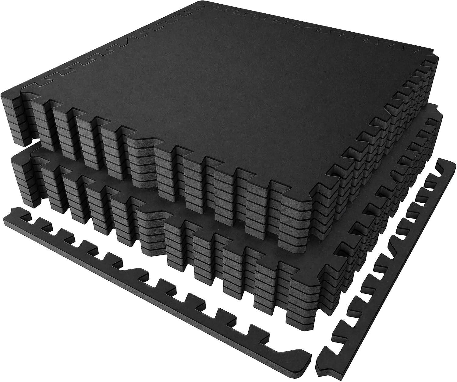 Interlocking Rubber Top Gym Floor Tiles, 0.56 Inch, 48 Sq Ft - Image 11