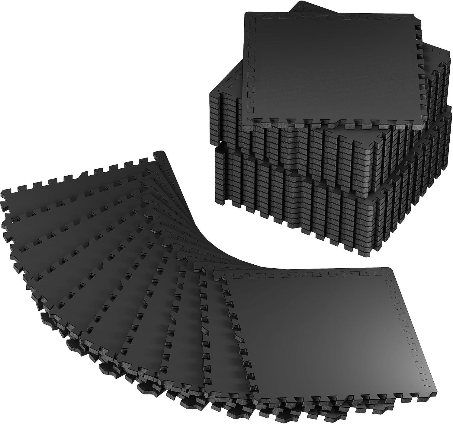 Interlocking Rubber Top Gym Floor Tiles, 0.56 Inch, 48 Sq Ft - Image 10