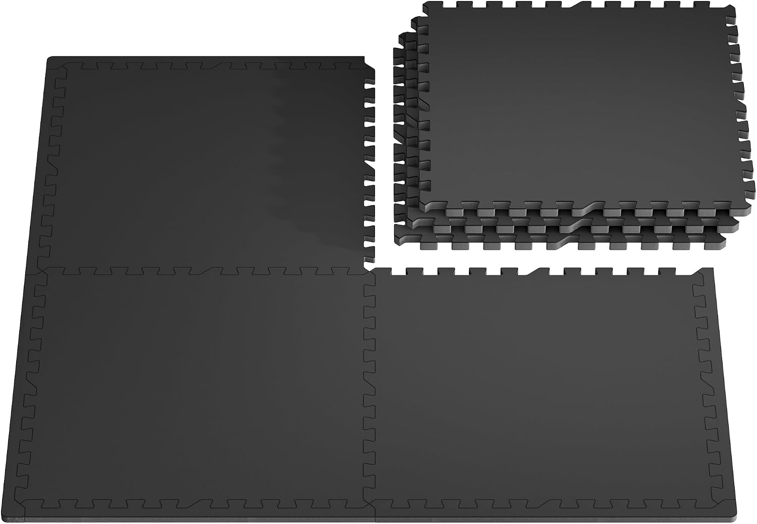 Interlocking Rubber Top Gym Floor Tiles, 0.56 Inch, 48 Sq Ft - Image 9