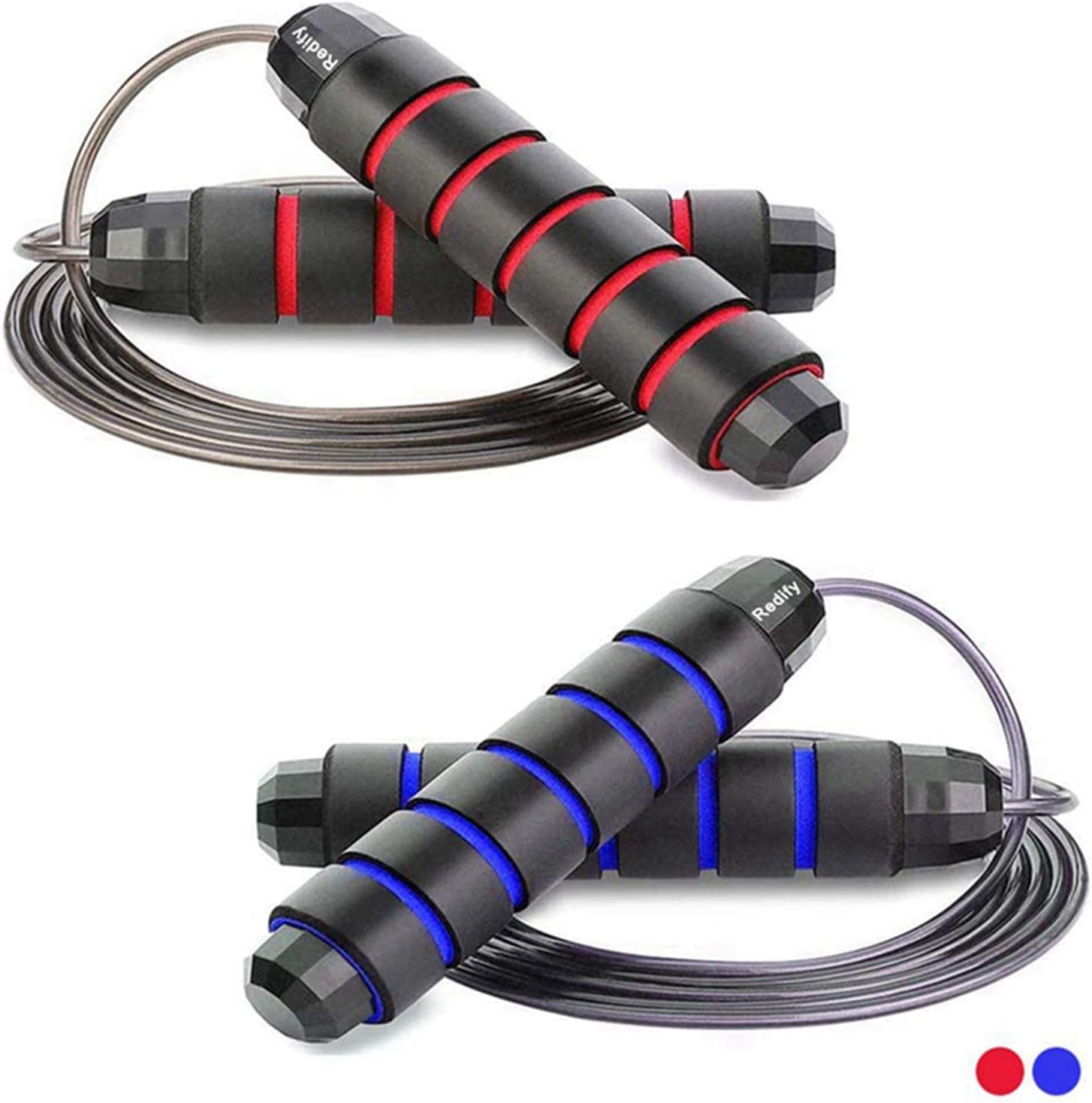Adjustable PVC Jump Rope with Foam Handles for Fitness