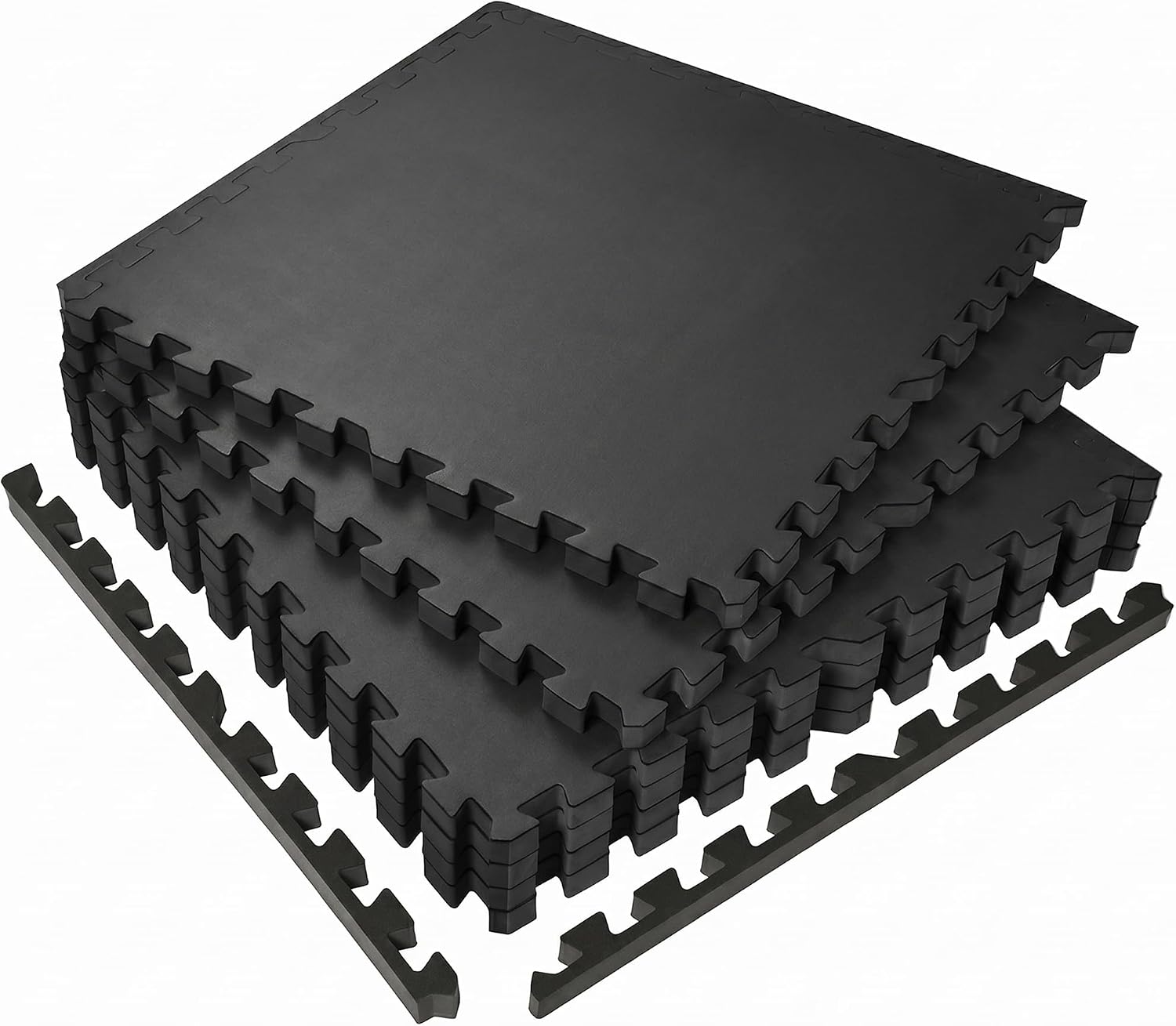 Rubber Top Interlocking Gym Flooring Tiles, 12 Pieces - Image 17