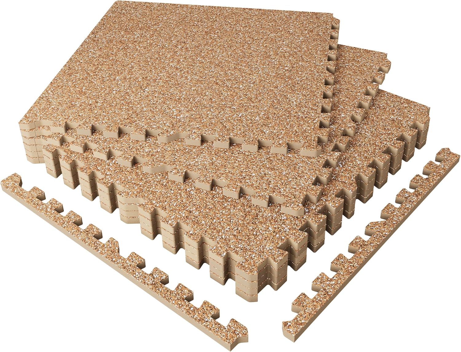 Rubber Top Interlocking Gym Flooring Tiles, 12 Pieces - Image 10