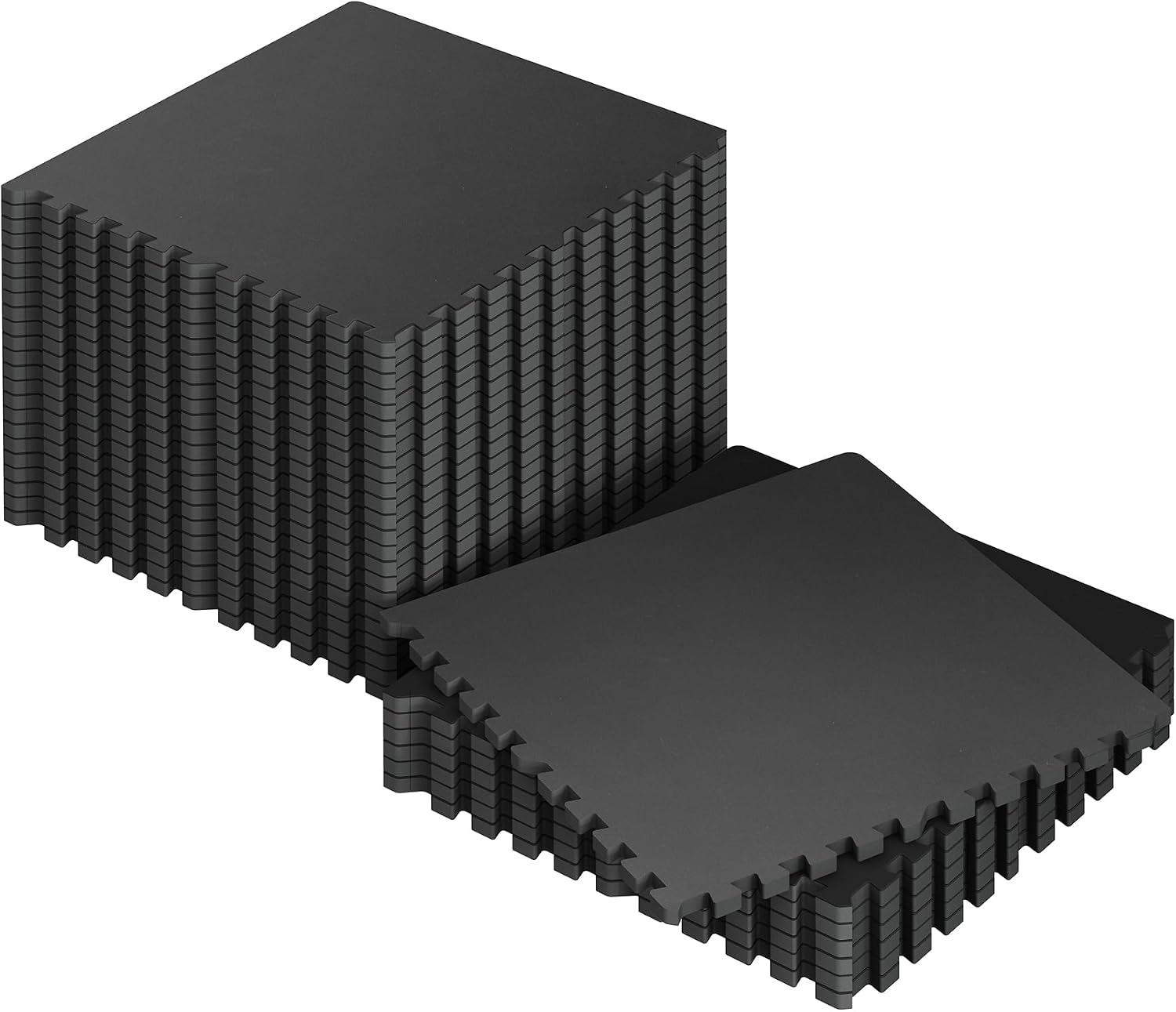 Rubber Top Interlocking Gym Flooring Tiles, 12 Pieces - Image 13