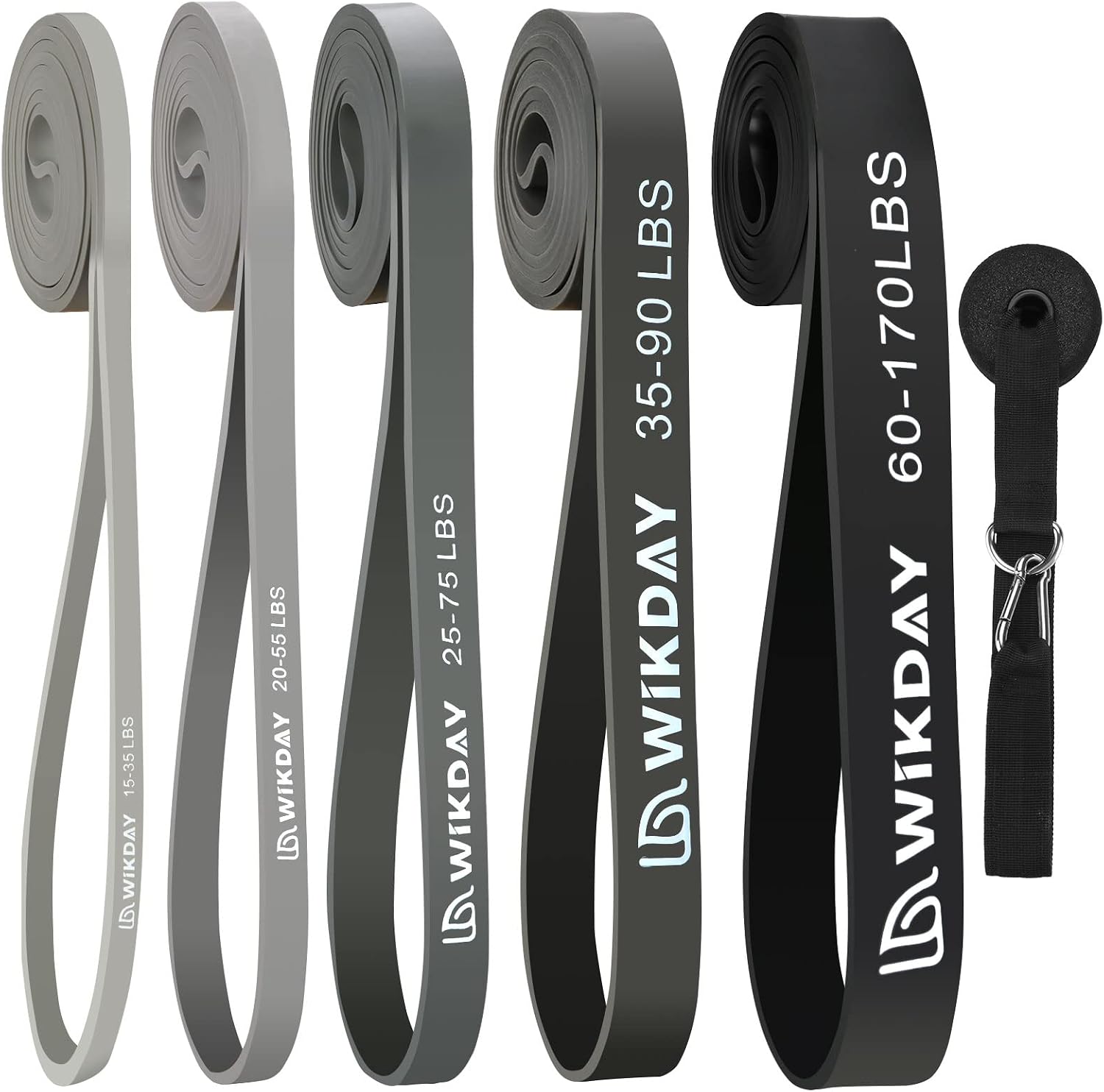 Natural Latex Resistance Bands Set with Door Anchor - Image 12