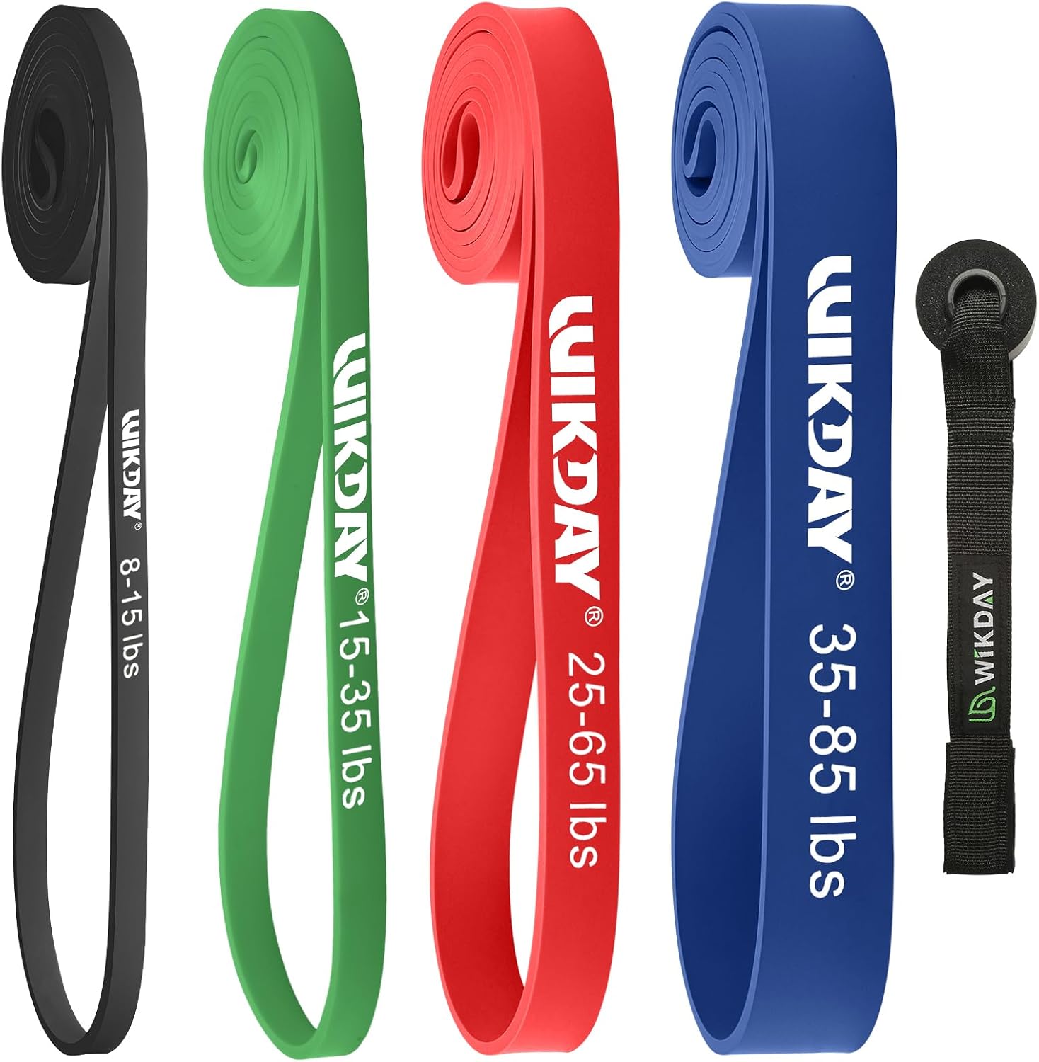 Natural Latex Resistance Bands Set with Door Anchor - Image 11